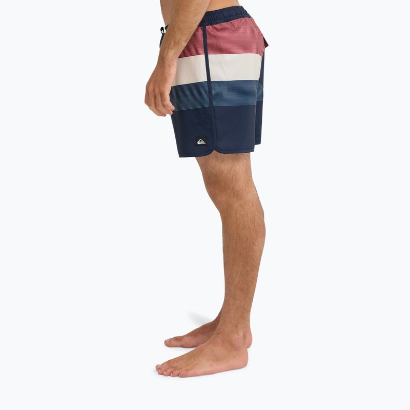 Férfi fürdőnadrág Quiksilver Stretch Scallop Volley 16" dark navy tijuana 6