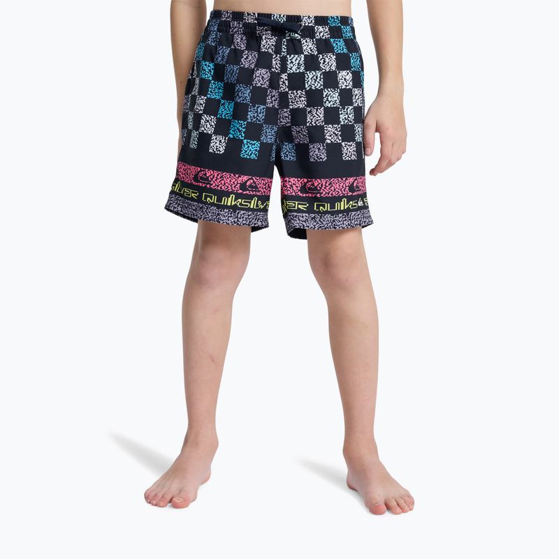 Gyerek fürdőshort Quiksilver Everyday Printed Volley 14" dark navy next gen 3