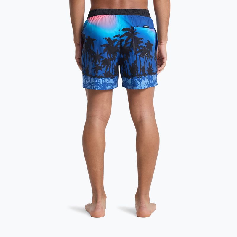 Férfi fürdőshort Quiksilver Everyday Printed Volley 15" monaco blue thermotropics 5