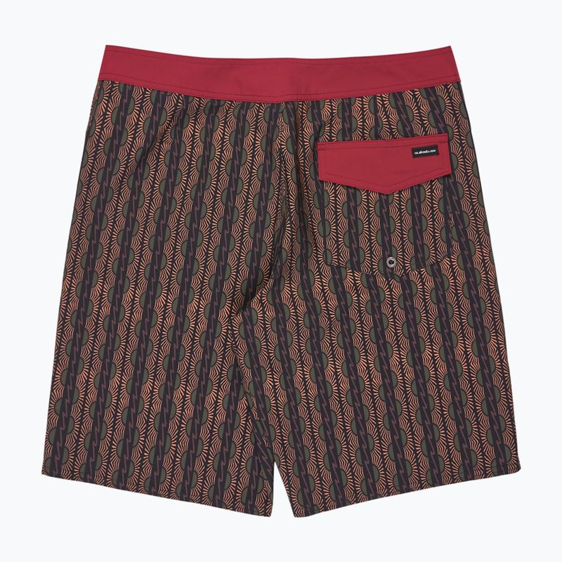 Férfi fürdőshort Quiksilver Surfsilk Straight 20" black horizons 2