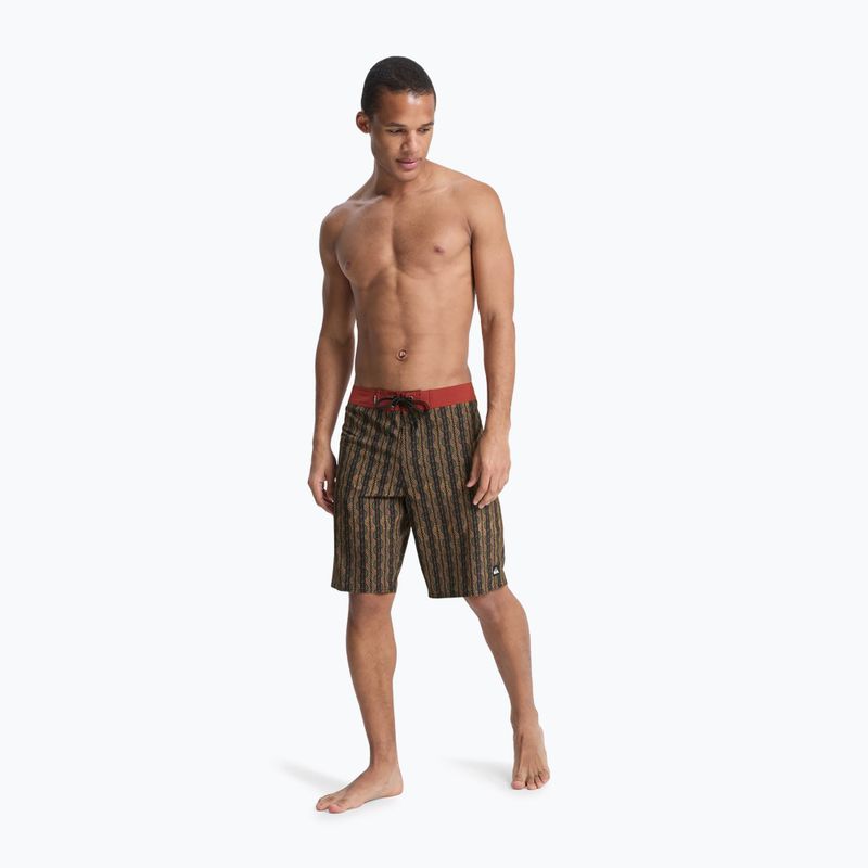 Férfi fürdőshort Quiksilver Surfsilk Straight 20" black horizons 4