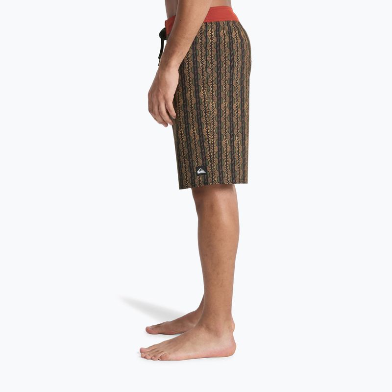 Férfi fürdőshort Quiksilver Surfsilk Straight 20" black horizons 6