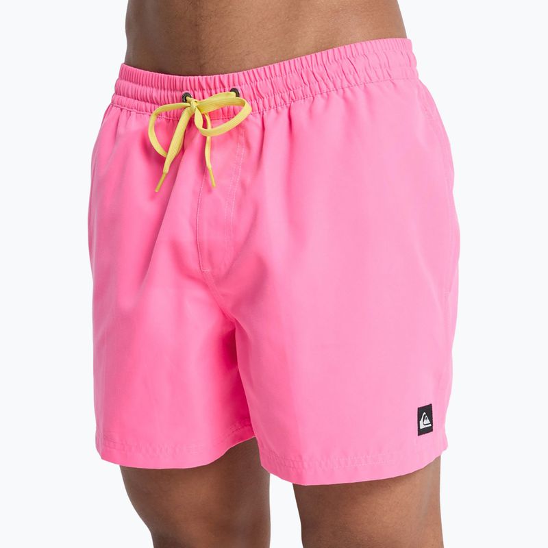 Férfi fürdőnadrág Quiksilver Everyday Solid Volley 15" pink lemonade 7