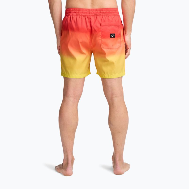Férfi fürdőnadrágok Billabong All Day Fade Layback retro yellow 3
