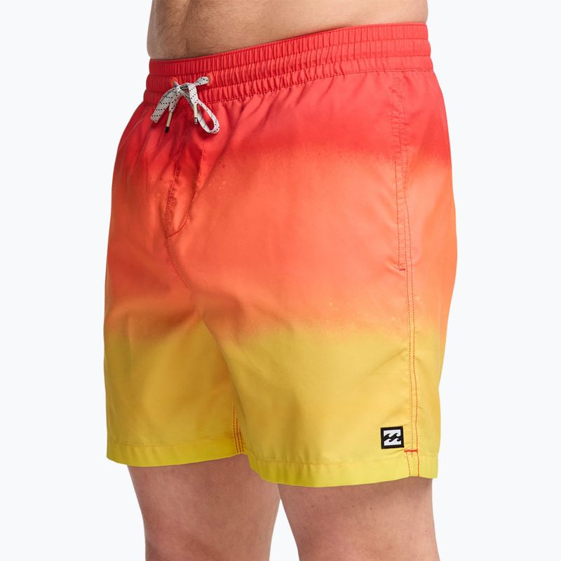 Férfi fürdőnadrágok Billabong All Day Fade Layback retro yellow 5