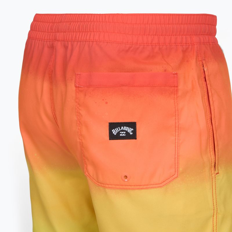 Férfi fürdőnadrágok Billabong All Day Fade Layback retro yellow 10