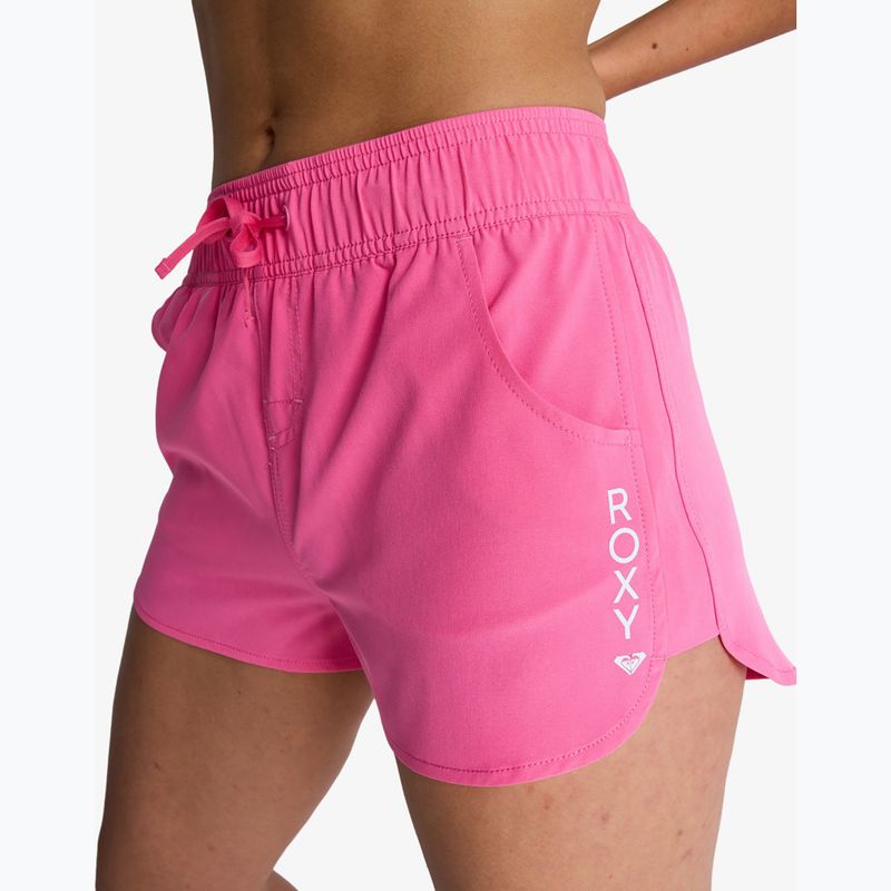 Női fürdőrövidnadrágok ROXY Wave 2ʼʼ sangria sunset 6