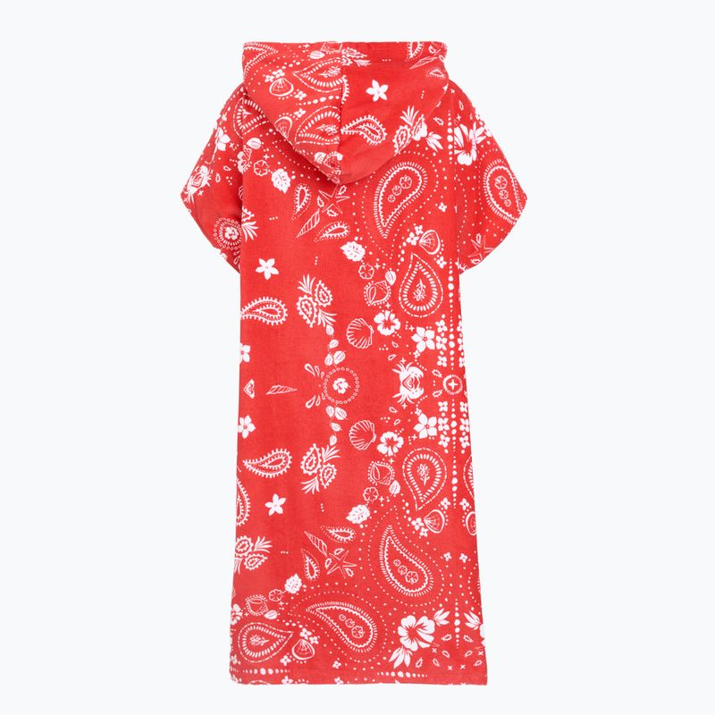 Női poncsó ROXY Stay Magical Printed hibiscus boho bandana bico 2