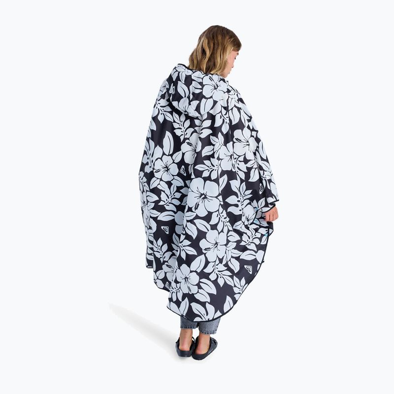 Poncsó női ROXY Midnight Rain anthracite the big mo 2