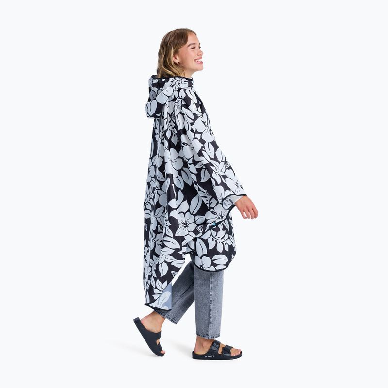 Poncsó női ROXY Midnight Rain anthracite the big mo 3