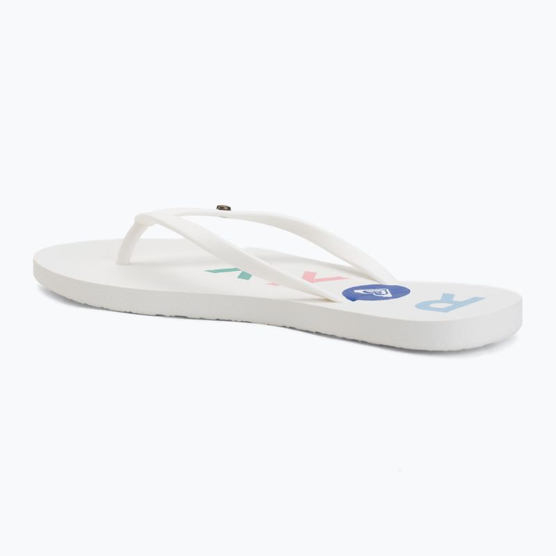 Flip-flopok női ROXY Sandy III white multi 1 3
