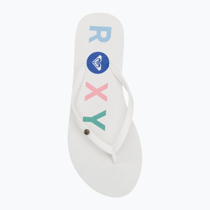 Flip-flopok női ROXY Sandy III white multi 1 5