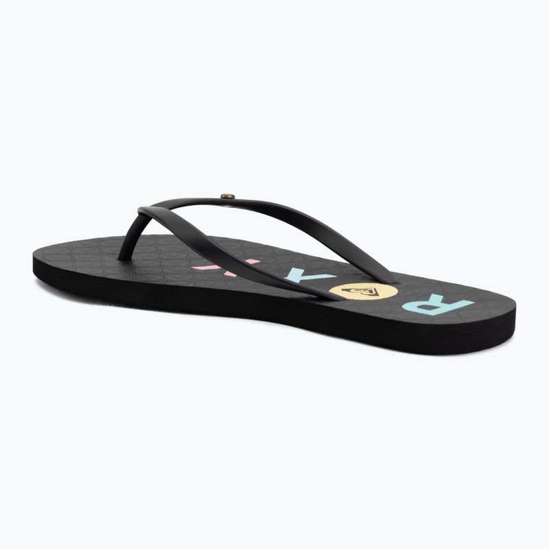 Női papucsok ROXY Sandy III black/rainbow 3