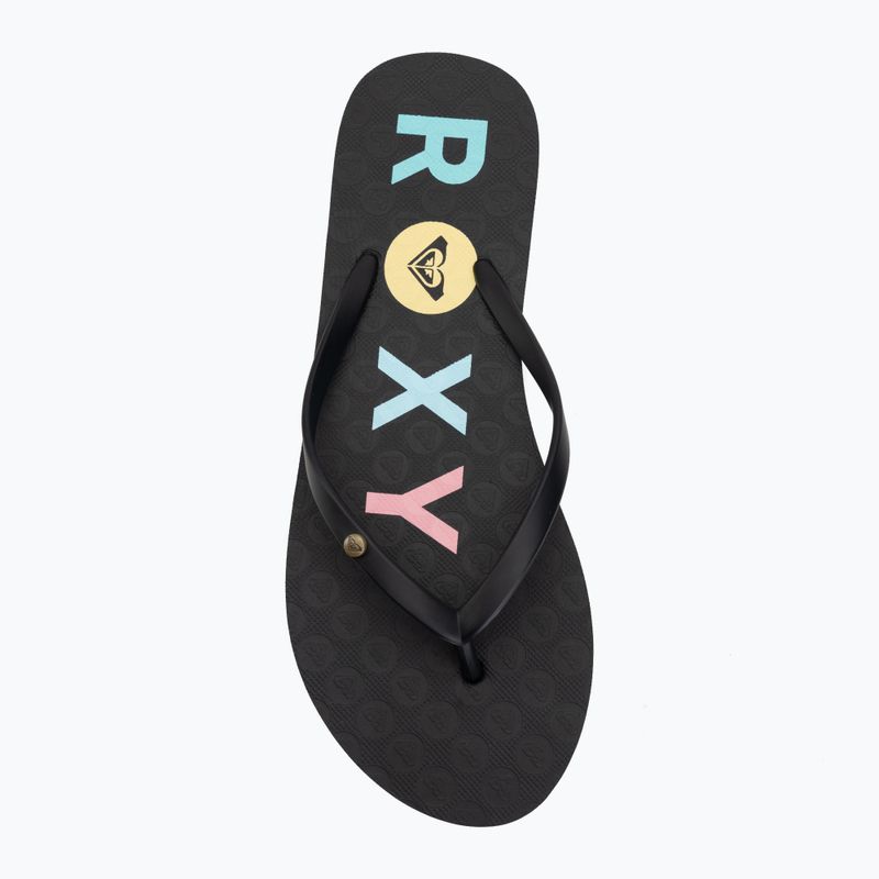 Női papucsok ROXY Sandy III black/rainbow 5