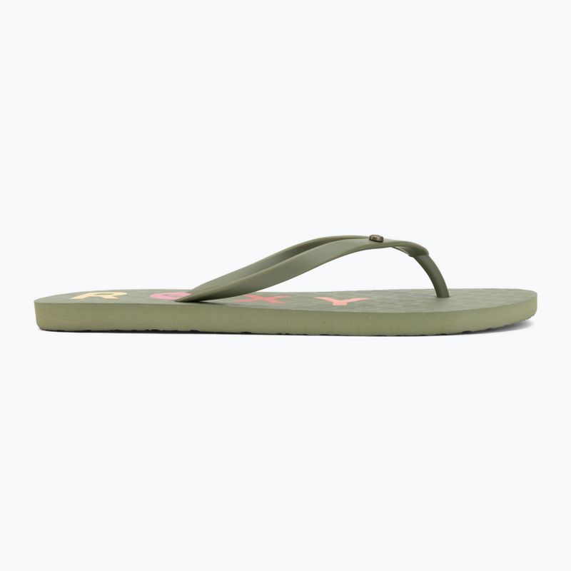 Női papucs ROXY Sandy III oil green 2