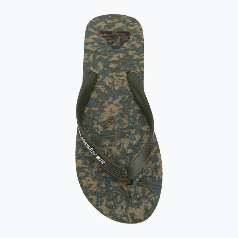 Férfi papucsok Quiksilver Molokai Recycled grape leaf 5