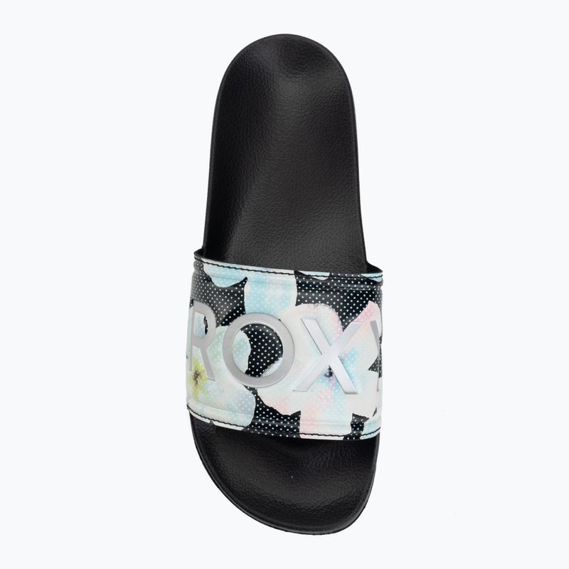 Női papucsok ROXY Slippy II Printed black multi 1 5