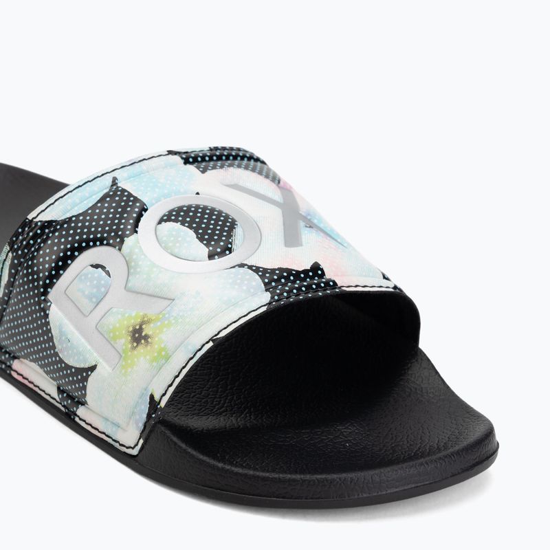 Női papucsok ROXY Slippy II Printed black multi 1 7