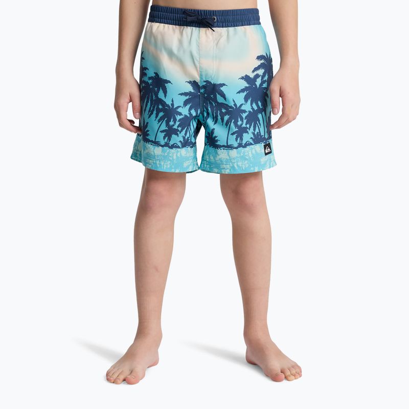 Gyerek fürdőnadrág Quiksilver Everyday Printed Volley 14" aqua thermotropics 3