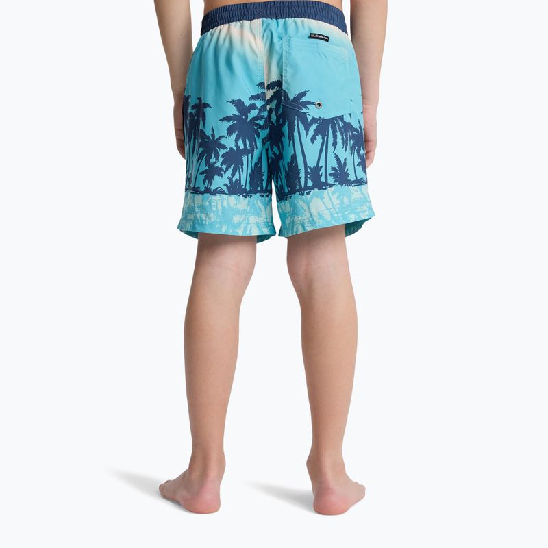 Gyerek fürdőnadrág Quiksilver Everyday Printed Volley 14" aqua thermotropics 4