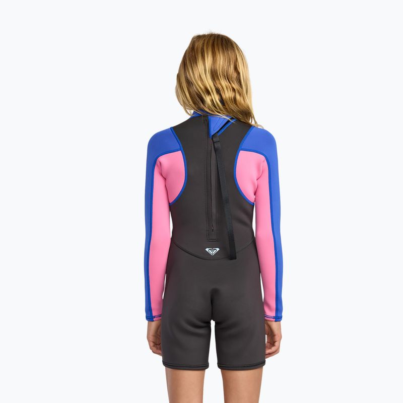 Gyermek úszóhab ROXY Prologue+ LS Springsuit 2/2 mm cobalt 2