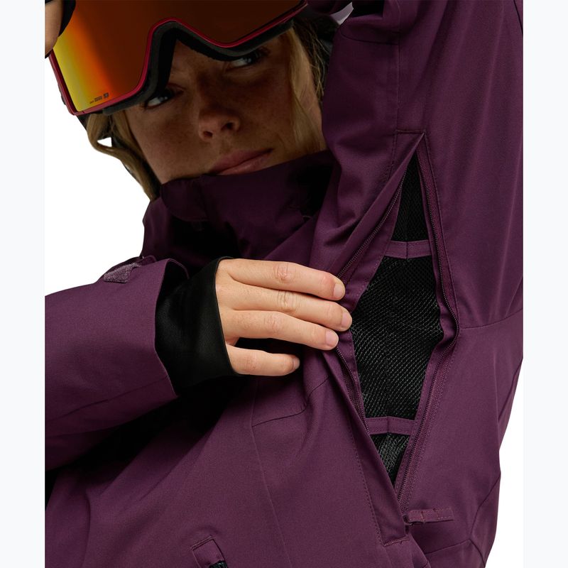 Női snowboarddzseki ROXY 20K Ice Haven blackberry wine 6