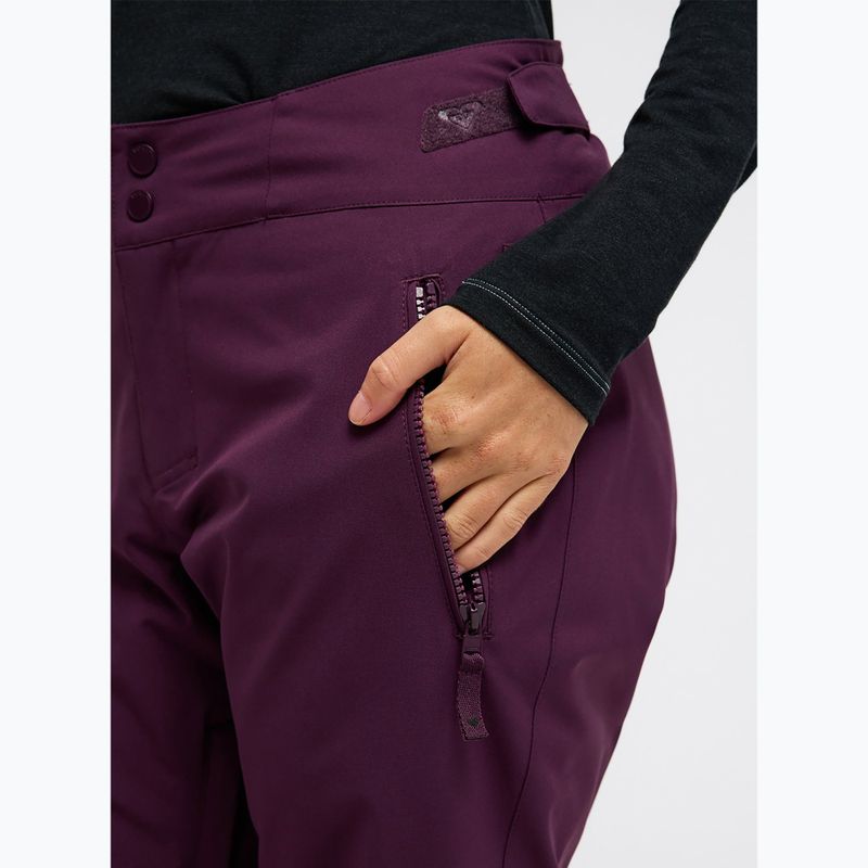 Női snowboardnadrág ROXY Alpine Ridge blackberry wine 7