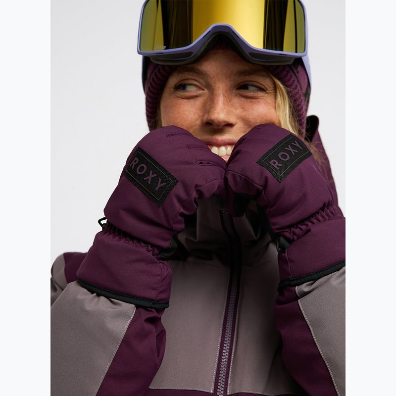 Női snowboardkesztyűk ROXY Freshfield Blackberry Wine 3