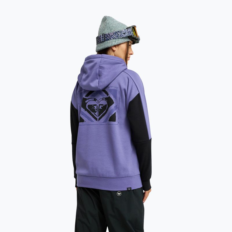 Gyerek snowboard pulcsi ROXY Liberty Hoodie twilight purple 3