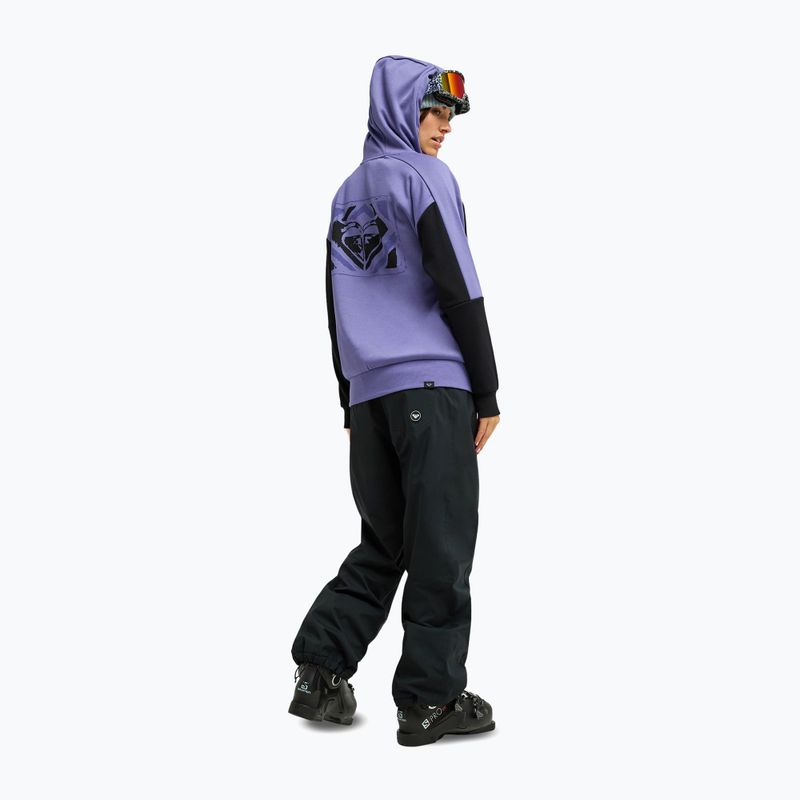 Gyerek snowboard pulcsi ROXY Liberty Hoodie twilight purple 4