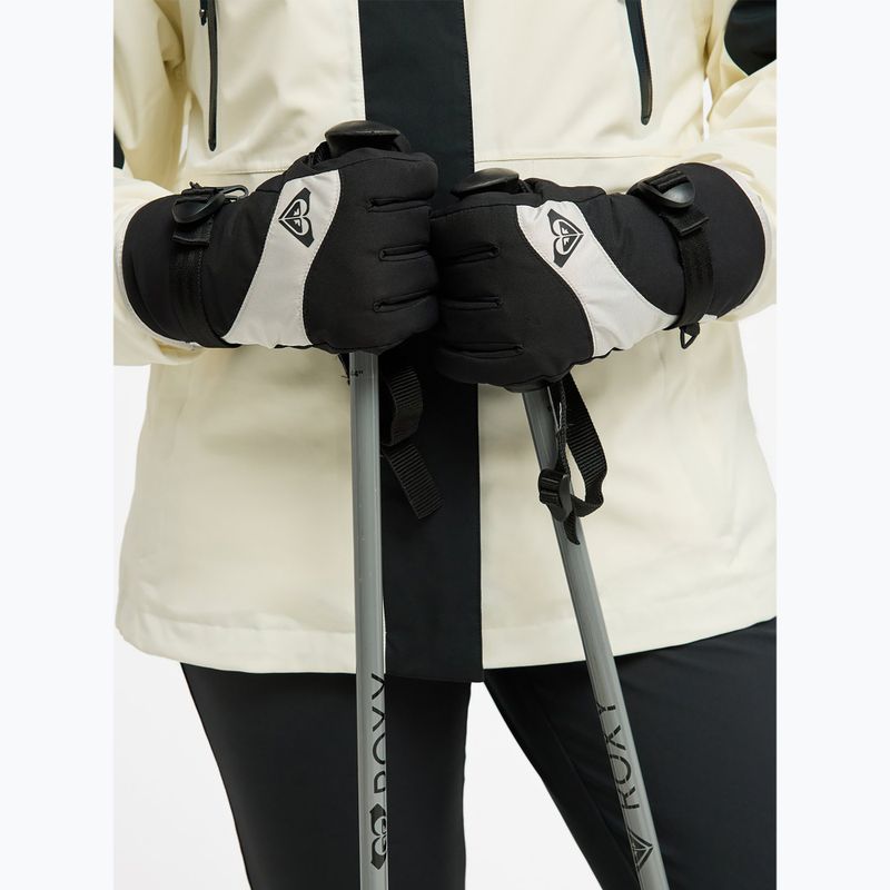 Női snowboardkesztyűk ROXY Jetty Solid silver 3