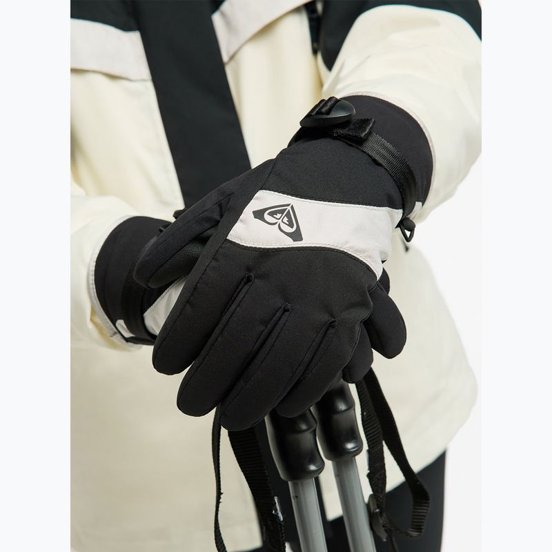 Női snowboardkesztyűk ROXY Jetty Solid silver 4
