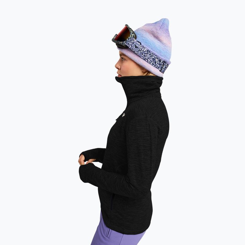 Női polár pulóver ROXY Snowstride Full Zip true black 4