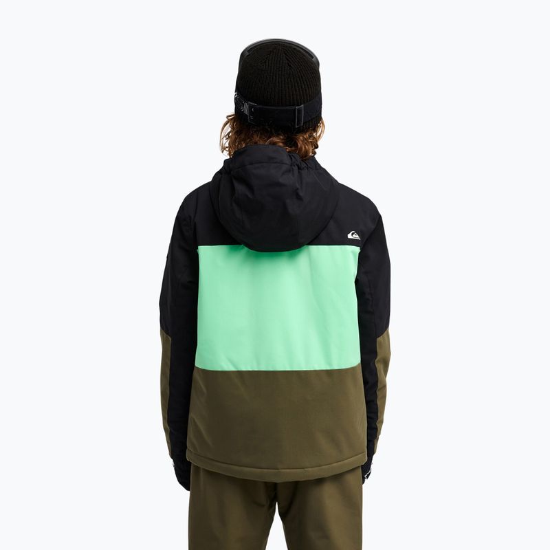 Gyerek snowboarddzseki Quiksilver Dawson grape leaf 3