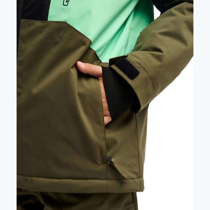Gyerek snowboarddzseki Quiksilver Dawson grape leaf 8