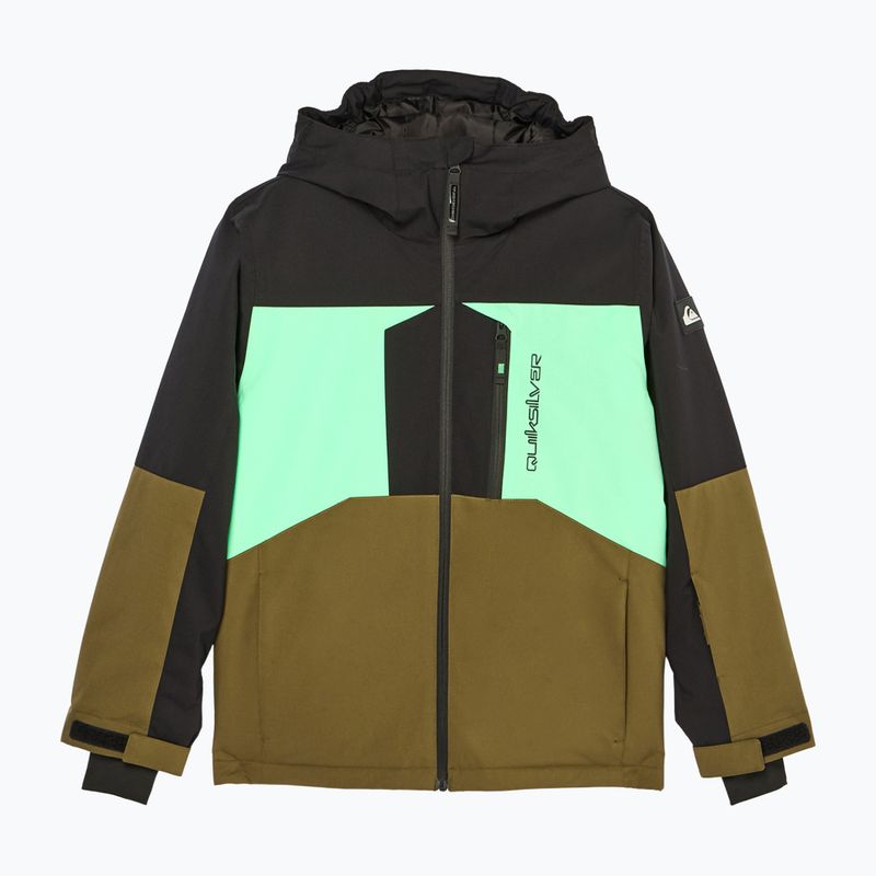 Gyerek snowboarddzseki Quiksilver Dawson grape leaf 9