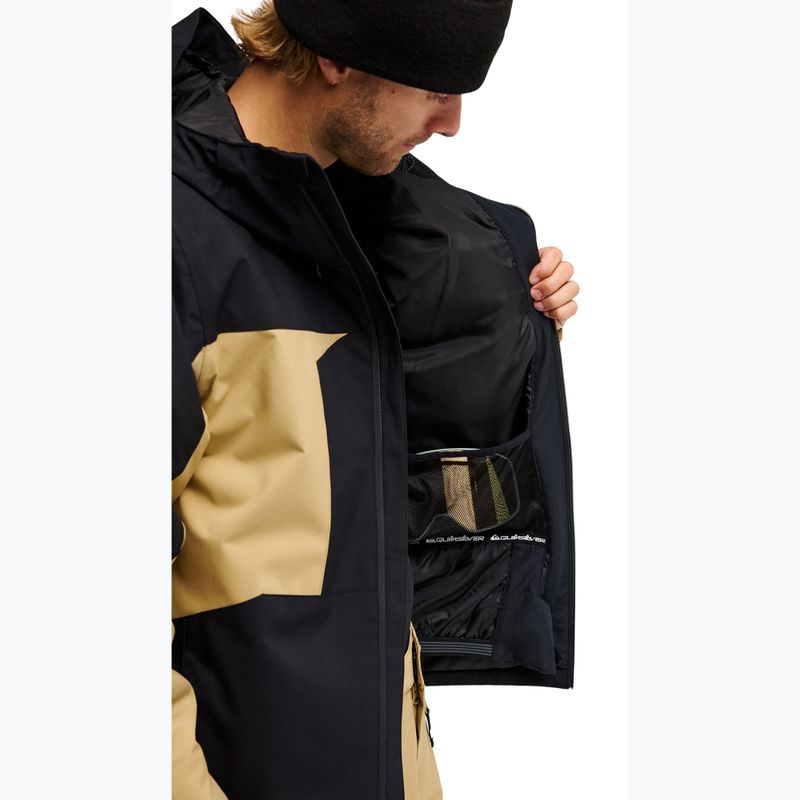 Férfi snowboarddzseki Quiksilver Dawson 10K kelp 8