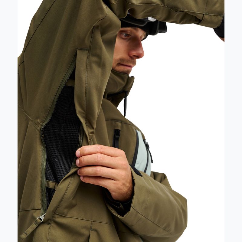 Férfi snowboarddzseki Quiksilver Sycamore 20K grape leaf 5