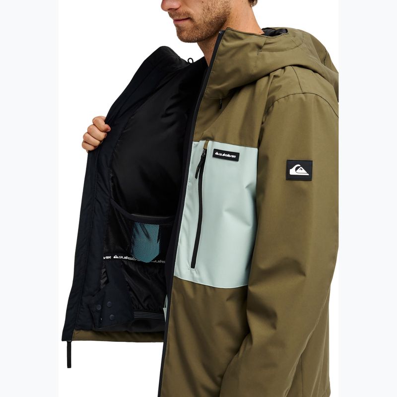 Férfi snowboarddzseki Quiksilver Sycamore 20K grape leaf 7