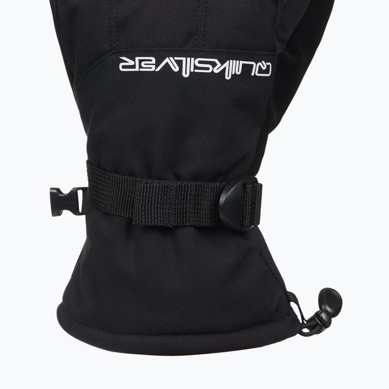 Férfi snowboardkesztyűk Quiksilver Mission true black 2