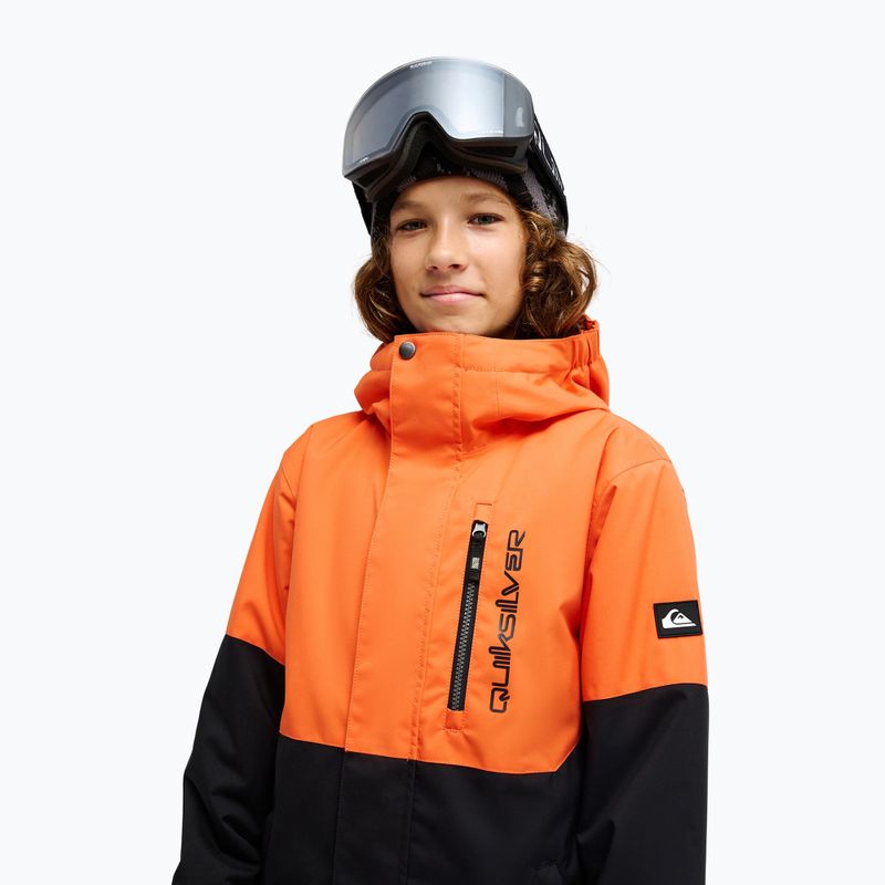 Gyerek snowboarddzseki Quiksilver Titano vermillon 3