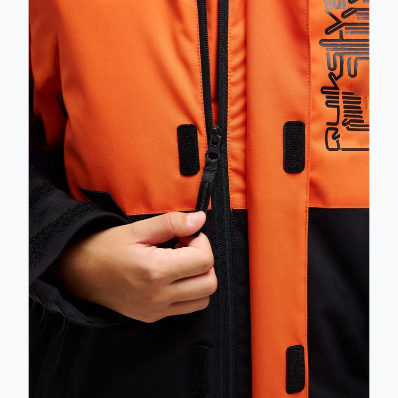 Gyerek snowboarddzseki Quiksilver Titano vermillon 4
