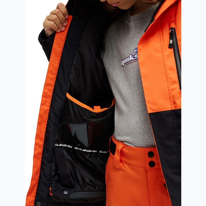 Gyerek snowboarddzseki Quiksilver Titano vermillon 6