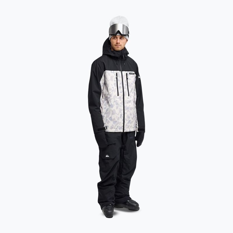 Férfi snowboarddzseki Quiksilver Sycamore 20K ice camo bone white 2