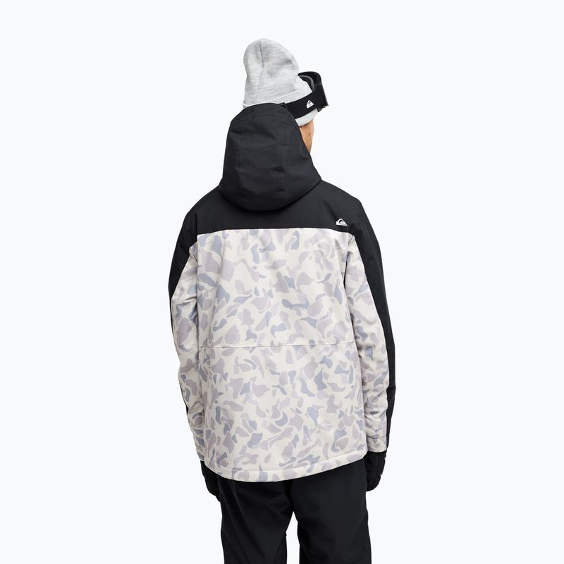 Férfi snowboarddzseki Quiksilver Sycamore 20K ice camo bone white 3