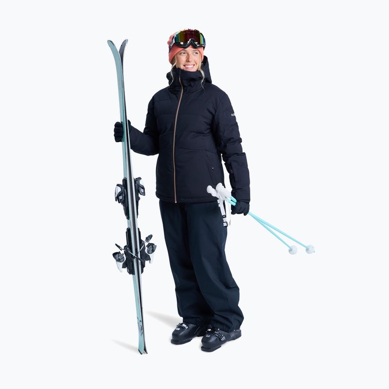 Női snowboarddzseki ROXY Snowyhill Puffy true black 2