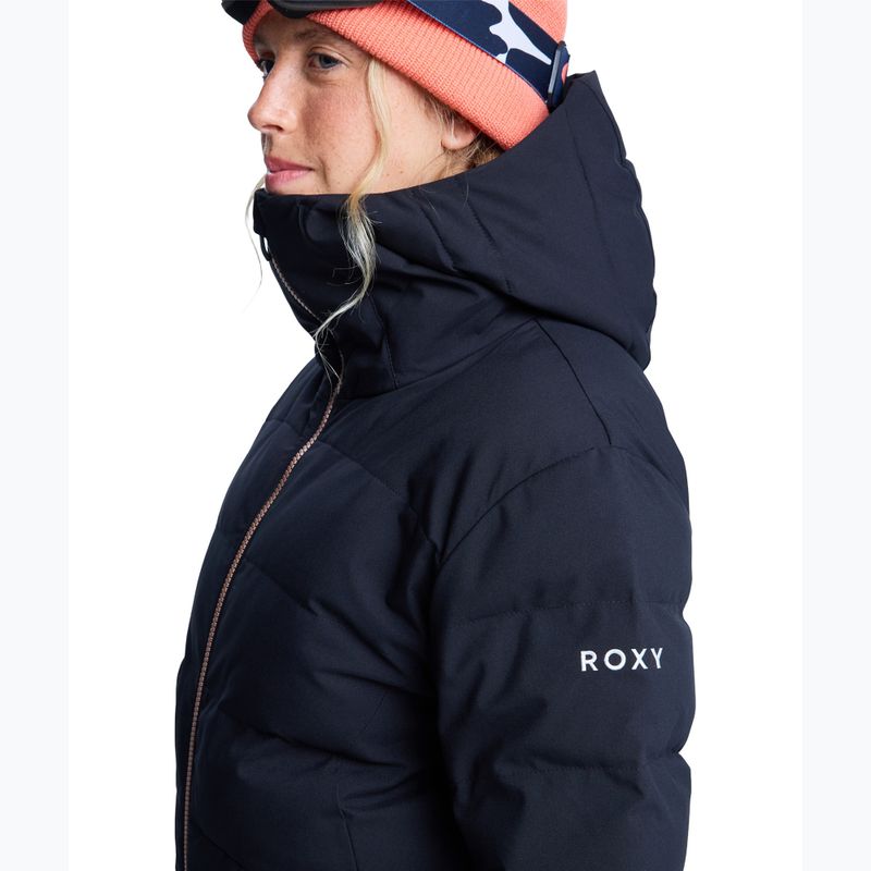 Női snowboarddzseki ROXY Snowyhill Puffy true black 8