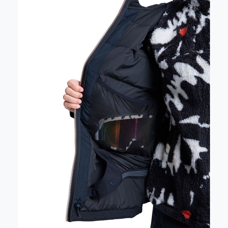 Női snowboarddzseki ROXY Snowyhill Puffy true black 11