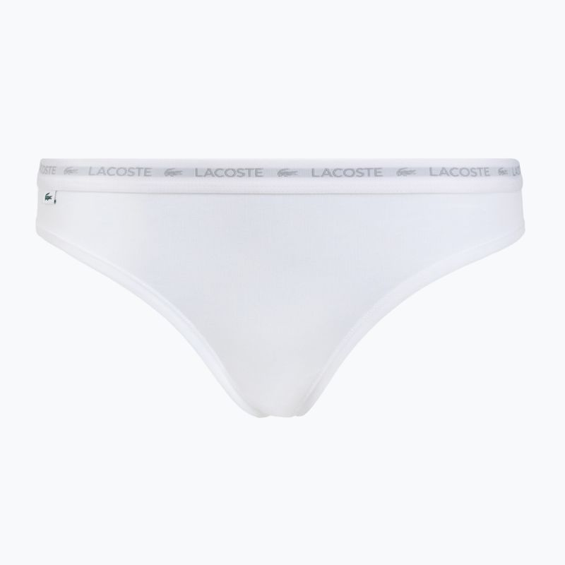 Női bugyi Lacoste 8F1338 3 pár black/white/silver chine 2