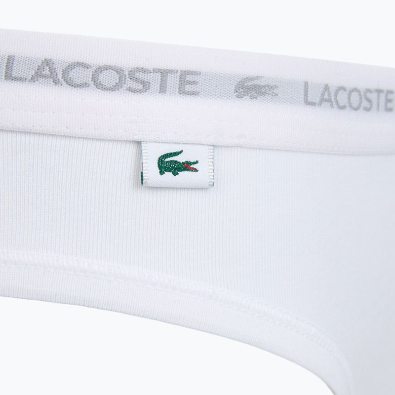Női bugyi Lacoste 8F1338 3 pár black/white/silver chine 4
